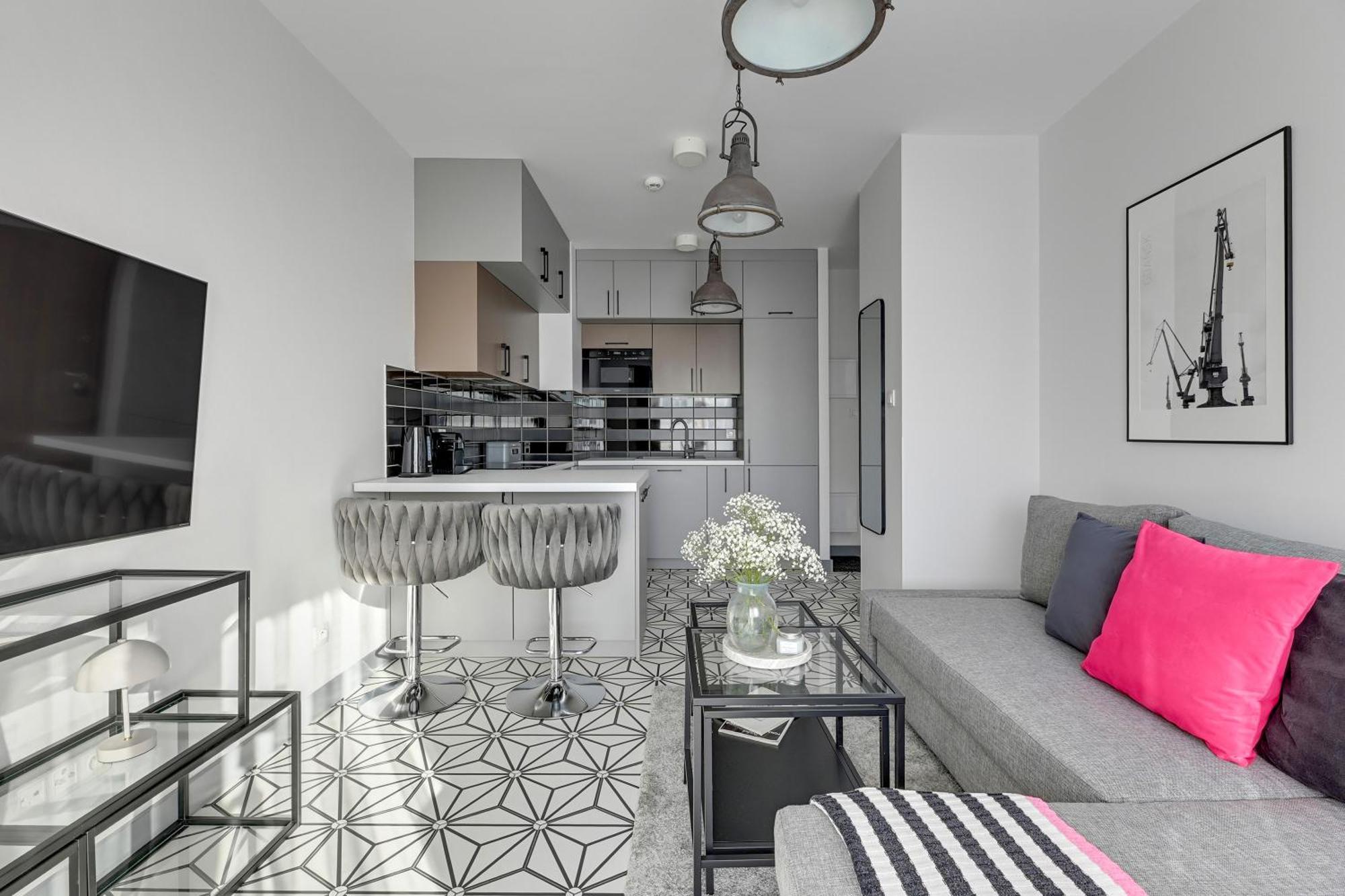 Nadmotlawie Riverside - Parking, Sauna & Gym By Downtown Apartments Danzica Esterno foto